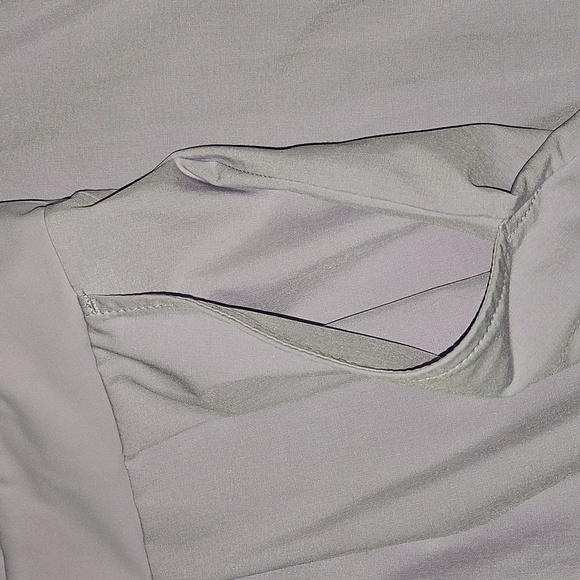 Halara Breezeful Backless Side Invisible Zipper Pocket Wide Leg Sz Large - Picture 7 of 14